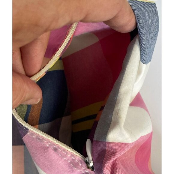 Hollister California Men’s Pink Blue Plaid Drawstring Lined Board Swim Shorts-M - Picture 7 of 16